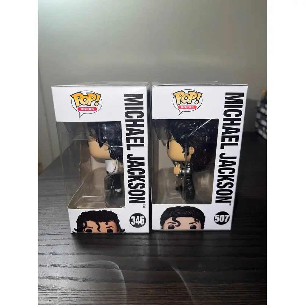 2 Michael Jackson Funko Pops Bad World Tour #507 Super Bowl #346 Music Rocks MJ